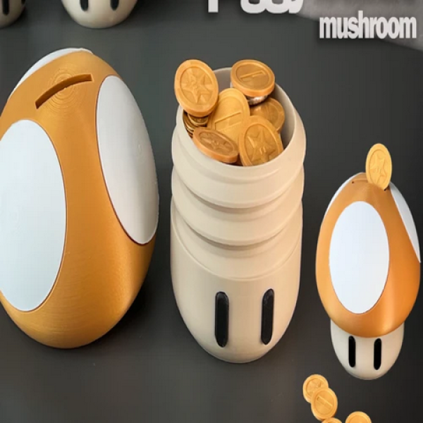 Super Mario mushroom Piggy Bank