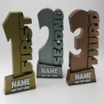 The Champion’s Crest: Customizable 3D Printed Trophy