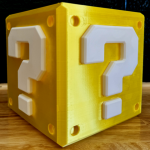 Super Mario Question Mark Block Piggy Bank