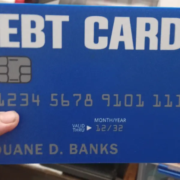 Prank Giant EBT Tap to Pay Card