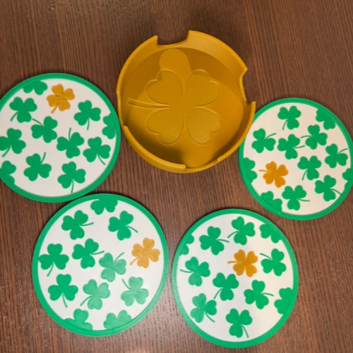 Coasters with Caddy