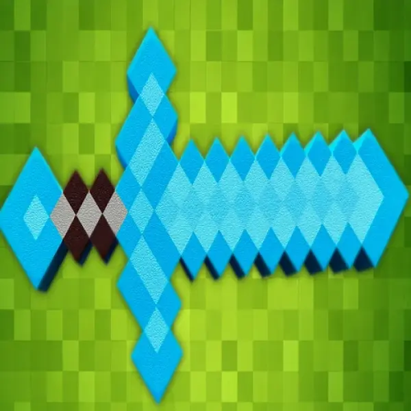 The Diamond Standard: Life-Size 3D-Printed Minecraft Sword