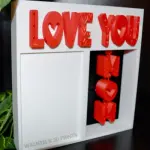 he Keepsake Motion: Articulated "Love You Mom" Photo Frame