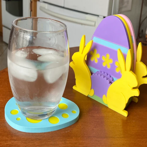 Festive Spring: Easter Coaster Set