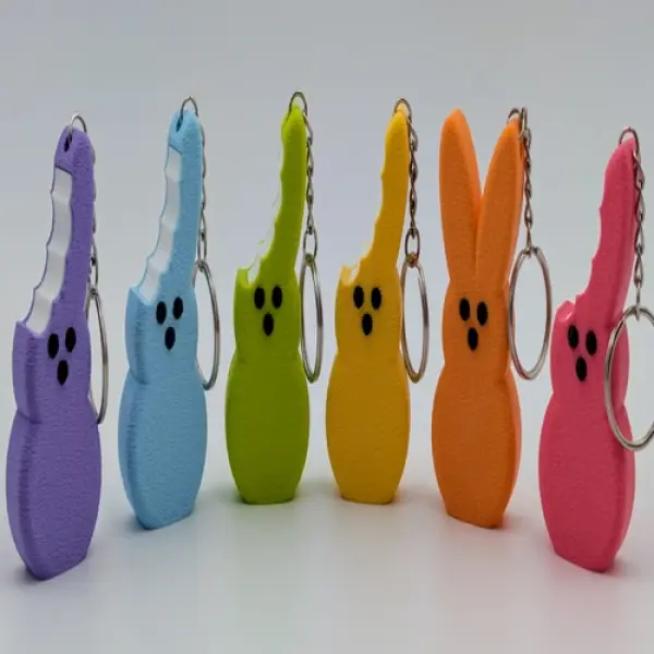 The Sweetest Accessory: Easter Peep Bunny Keychain