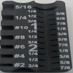 Imperial Screw & Bolt Gauge