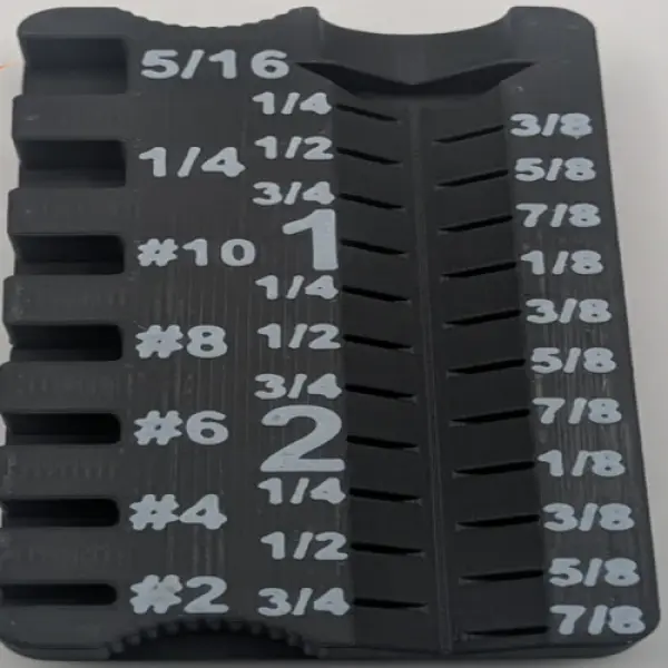 Imperial Screw & Bolt Gauge