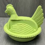 Farmhouse Professional: Hen on Nest Business Card Holder