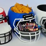 Game Day MVP: Football Helmet Snack Bowl