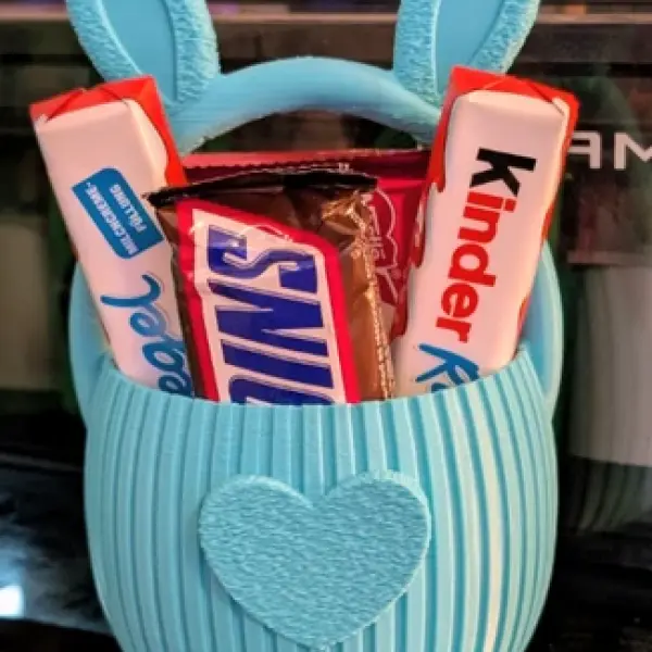 Hoppy Helper: Easter Basket with Bunny Ears