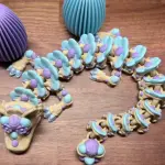 Easter Egg Guardian: 3D Printed Articulated Easter Dragon