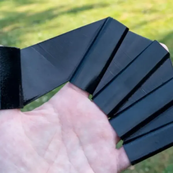 Hydro-Flex: TPU Hand Fin Flexible Finger Paddles Set