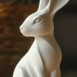 Whimsical Easter Bunny Figurine – Adorable Spring Decor