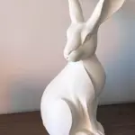 Whimsical Easter Bunny Figurine – Adorable Spring Decor