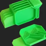 Precision Pour: Epoxy Mixing Tray & Spatula 6 Set